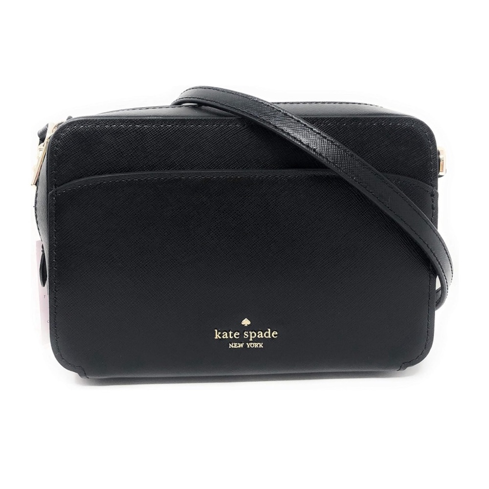 Kate Spade New York Lauryn Camera Crossbody Bag in Black